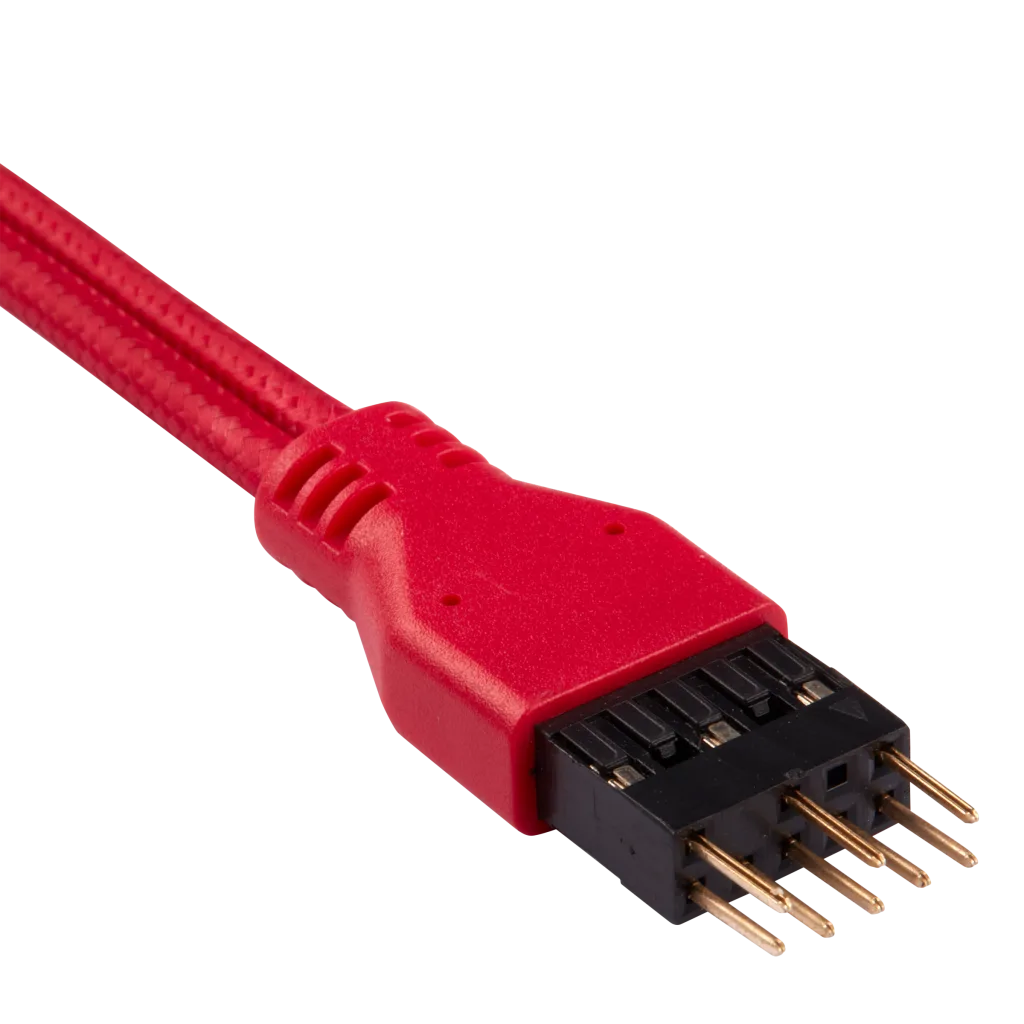 Premium Sleeved Front Panel Extension Kit 30cm — Red