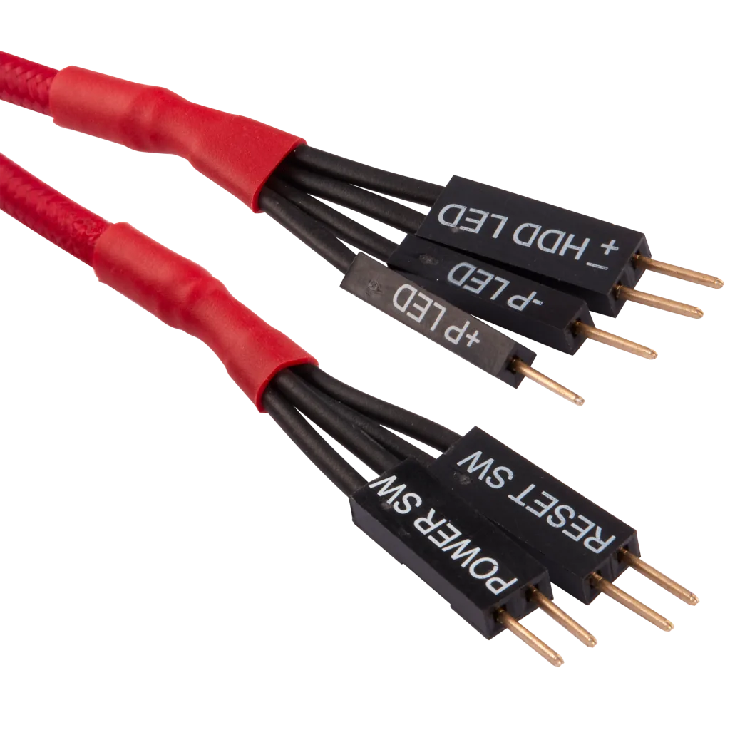 Premium Sleeved Front Panel Extension Kit 30cm — Red 