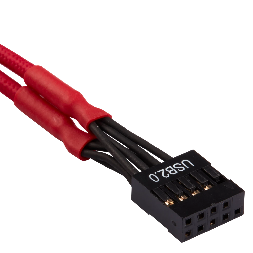 Premium Sleeved Front Panel Extension Kit 30cm — Red
