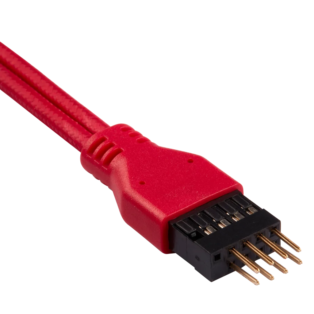 Premium Sleeved Front Panel Extension Kit 30cm — Red