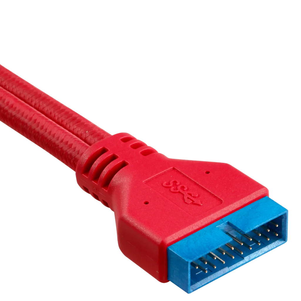 Premium Sleeved Front Panel Extension Kit 30cm — Red