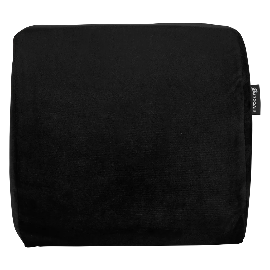 CORSAIR T3 RUSH Memory Foam Lumbar Cushion, Soft Fabric with Black