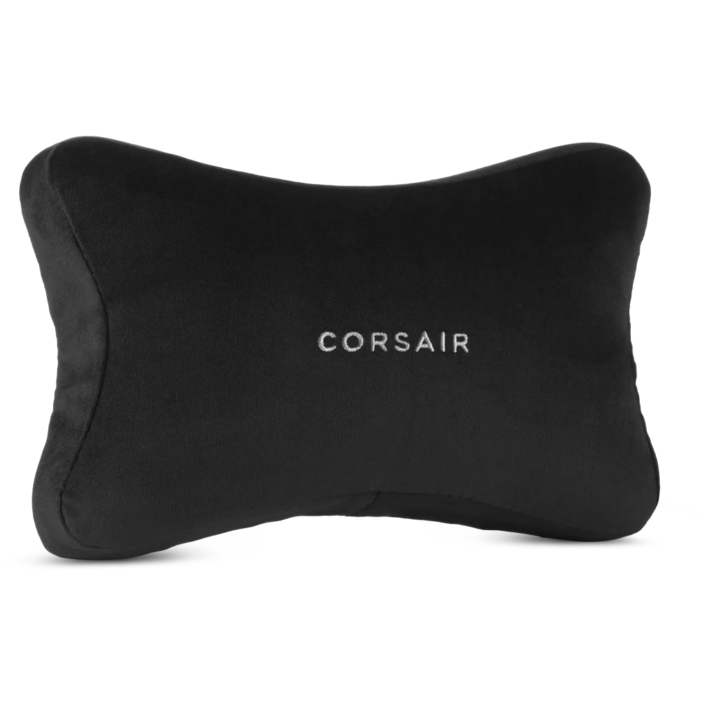 TC500 Magnetic Neck Pillow - Black, Microfiber with CORSAIR