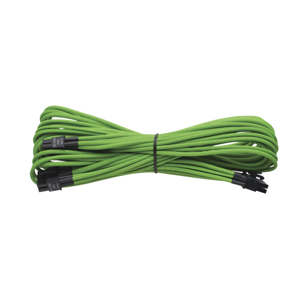 Individually Sleeved 24pin ATX Cable Type 3 Generation 2 GREEN individually-sleeved-24pin-atx-cable-type-3-generation-2-green