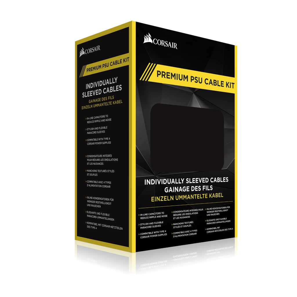 Premium Individually Sleeved PSU Cable Kit Pro Package, Type 4
