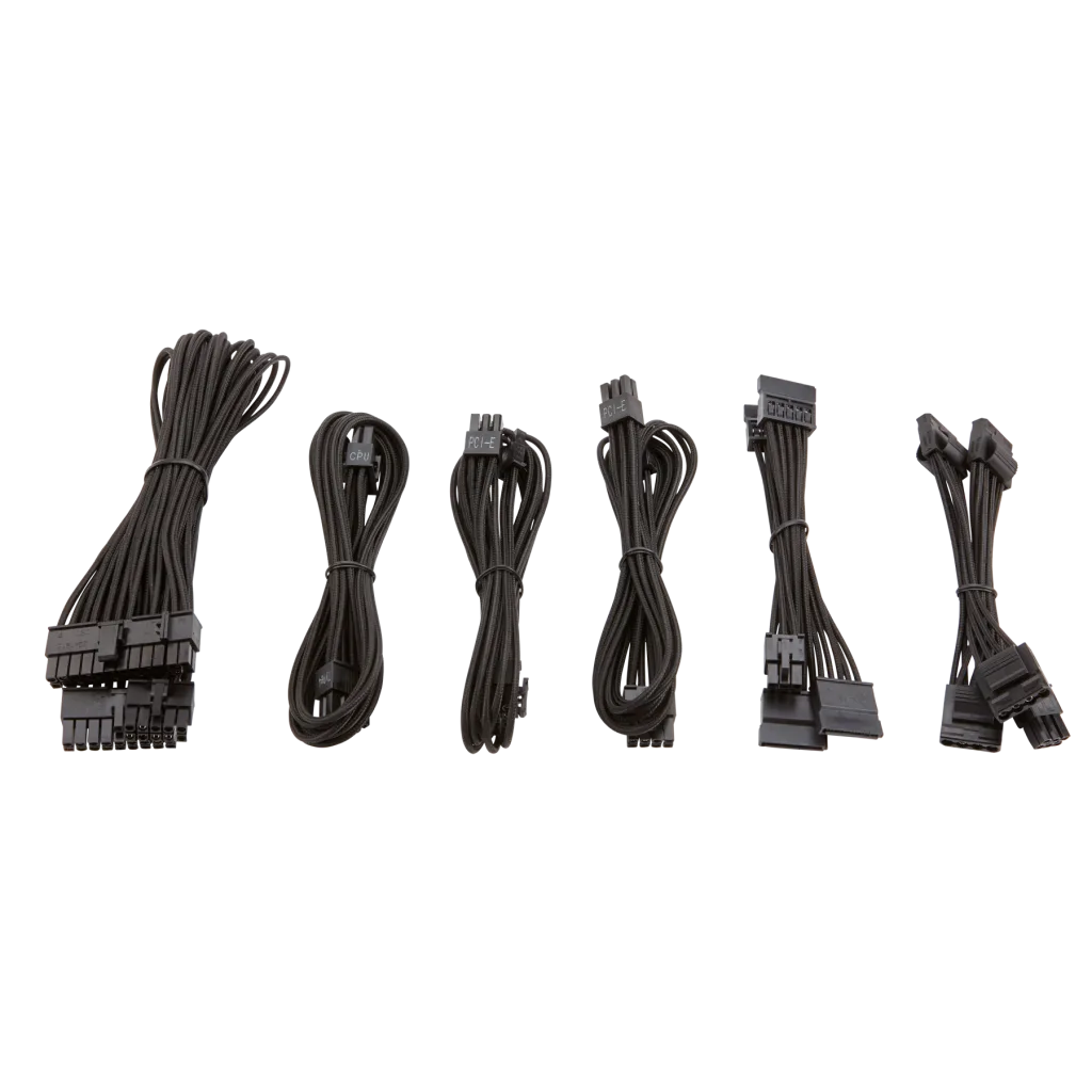 Corsair - SF450 +プレミアムケーブルセット SF Series™ Premium Individually Sleeved PSU Cable Kit - Black