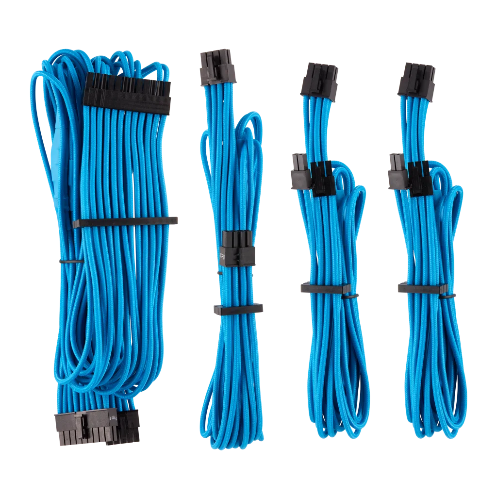 Premium Individually Sleeved PSU Cables Starter Kit Type 4 Gen 4