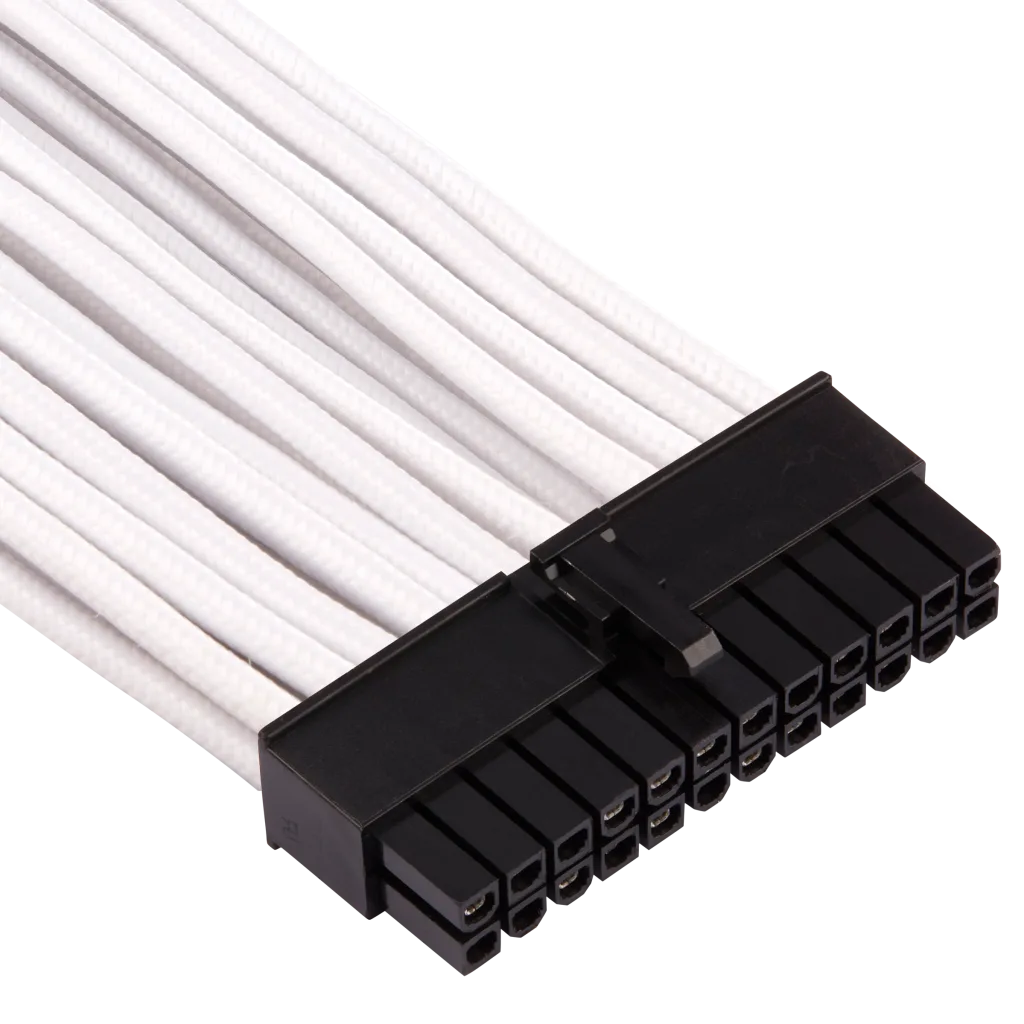 Premium Individually Sleeved PSU Cables Pro Kit Type 4 Gen 4 – White