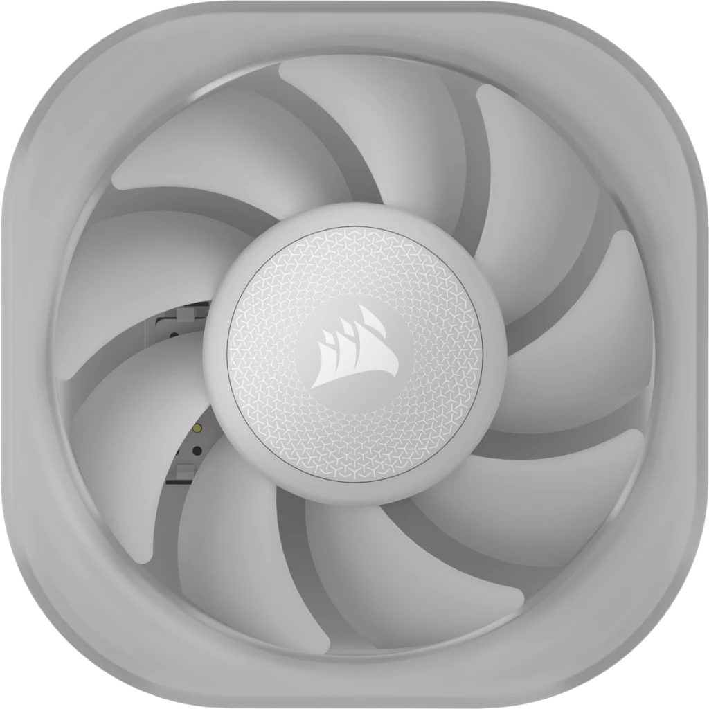 iCUE LINK AIO Pump Cap Module – VRM Fan – White