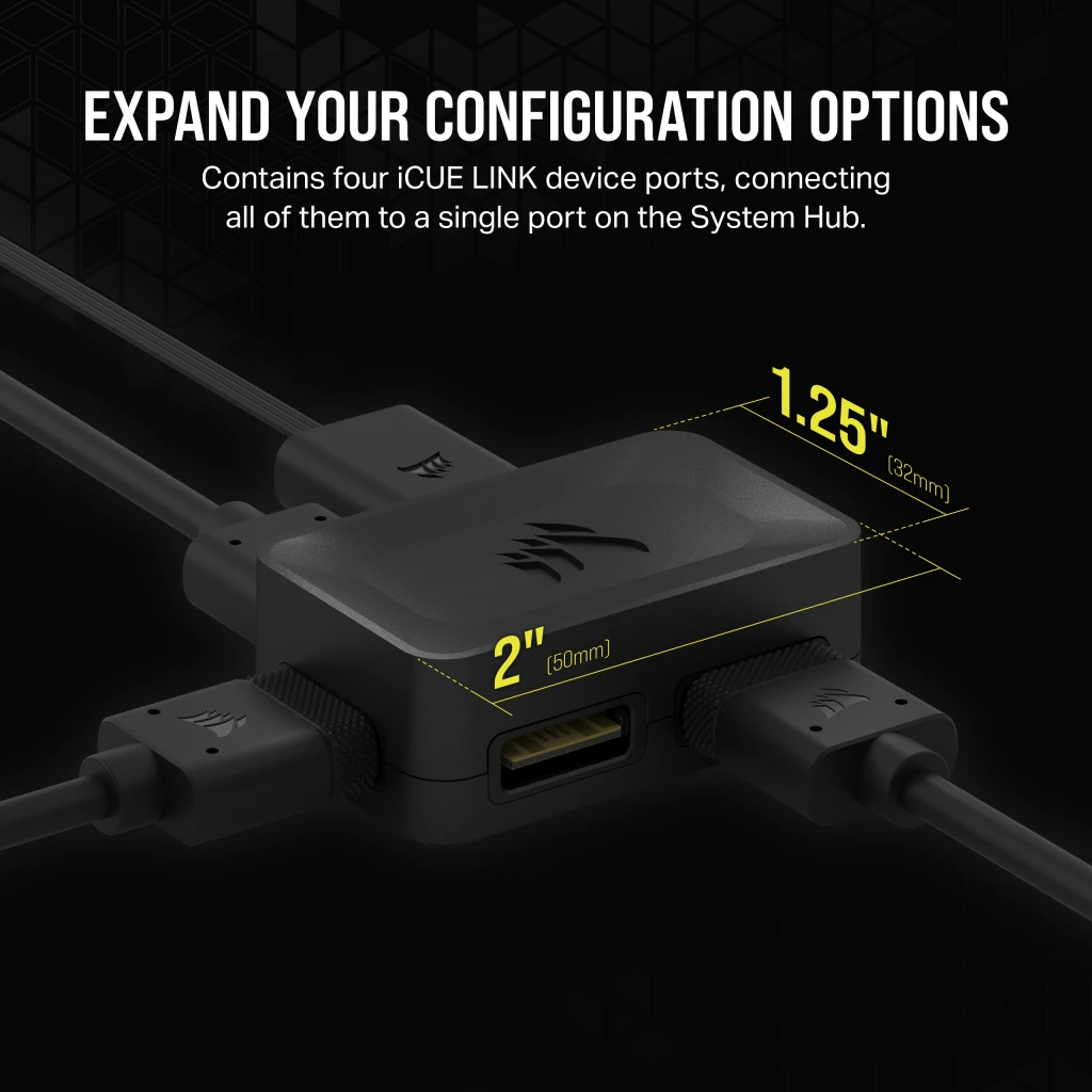 iCUE LINK 4 ウェイ信号スプリッター | CORSAIR