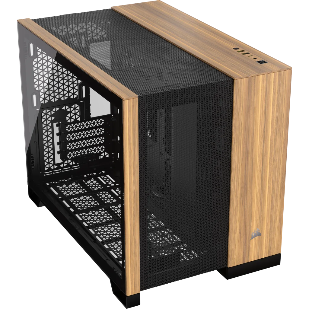 CORSAIR 2500用木製パネルキット ウォールナット CC-8900695 2500 Series Elite PC Case Panel Kit, Teak