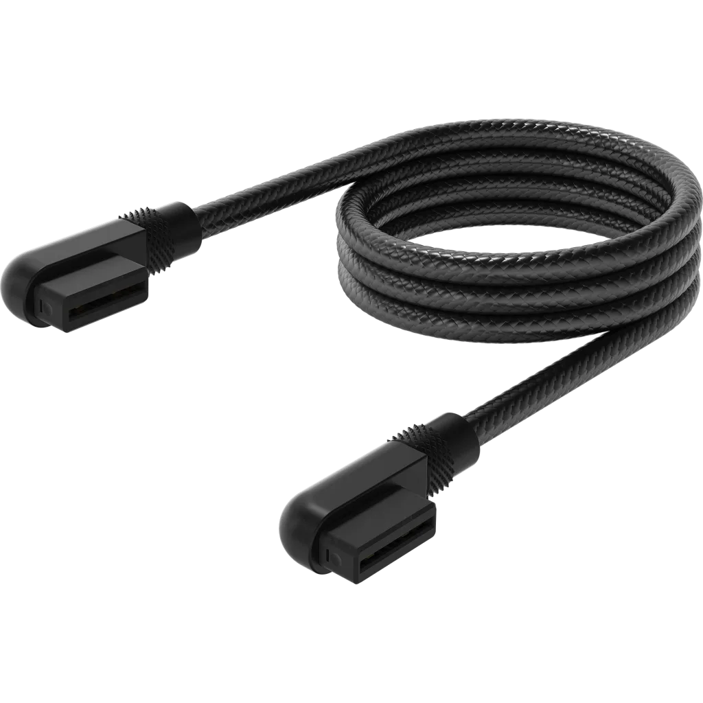 iCUE LINK Cable, 1x 600mm with 90° connectors, Black
