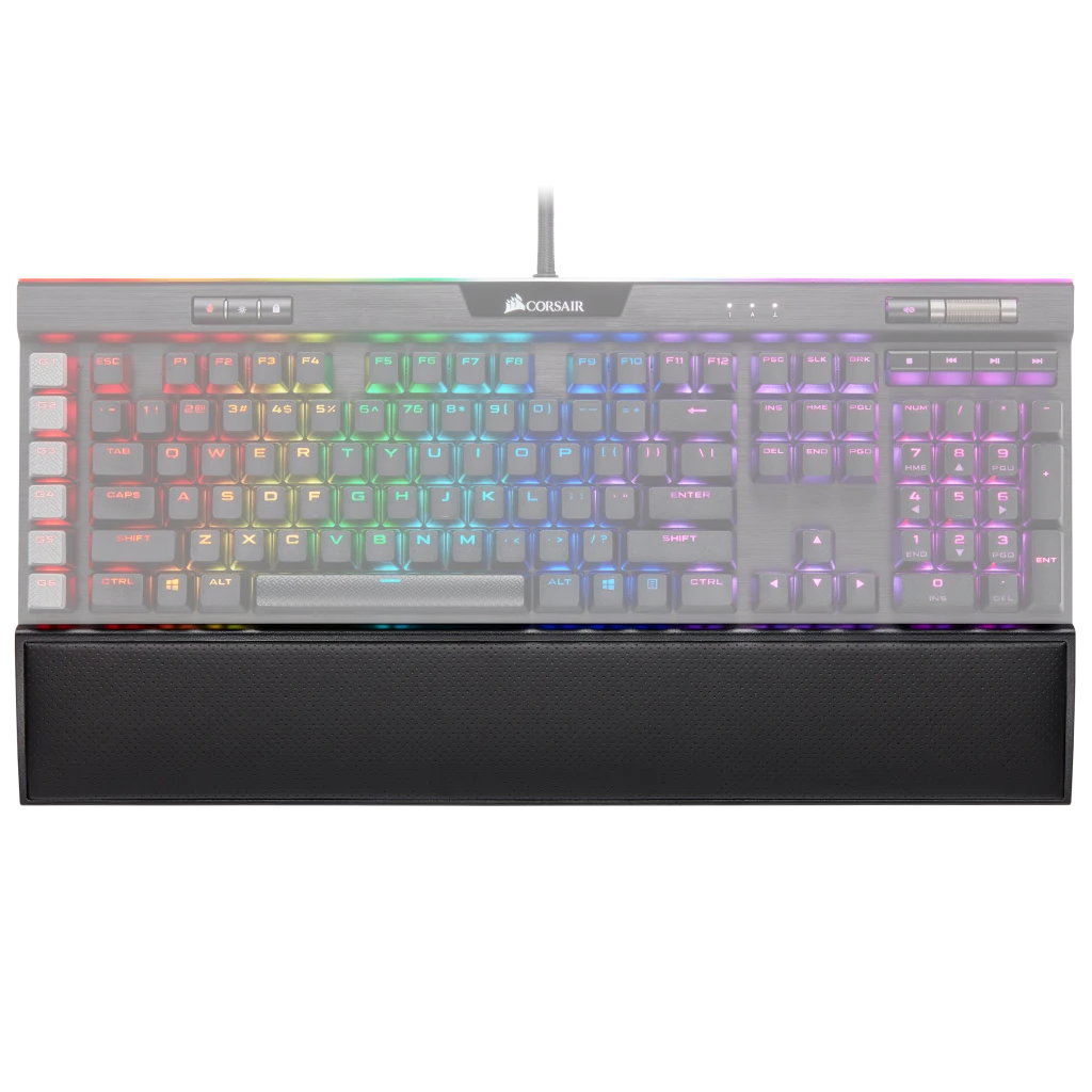 Cushioned Leatherette Palm Rest for CORSAIR K95 RGB PLATINUM