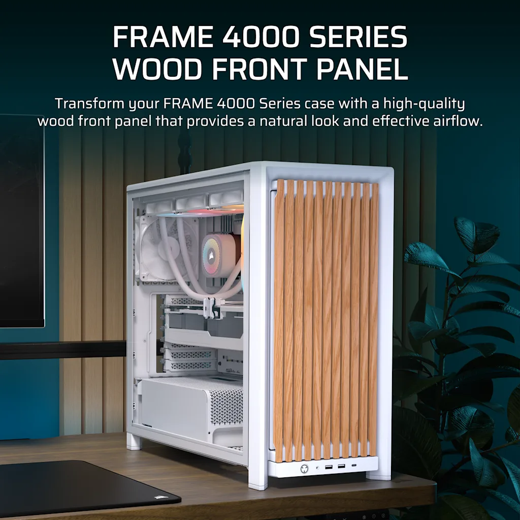FRAME 4000 シリーズ WOOD フロントパネル – ホワイト/オーク