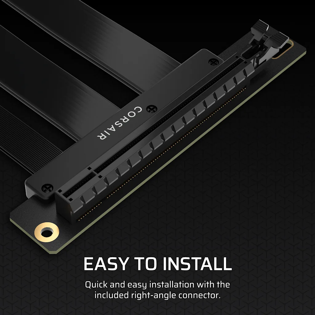 プレミアム PCIe 5.0 x16 ライザーケーブル 175mm