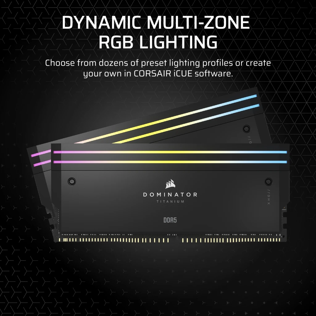 DOMINATOR TITANIUM DDR5 Lighting Enhancement Kit — Black