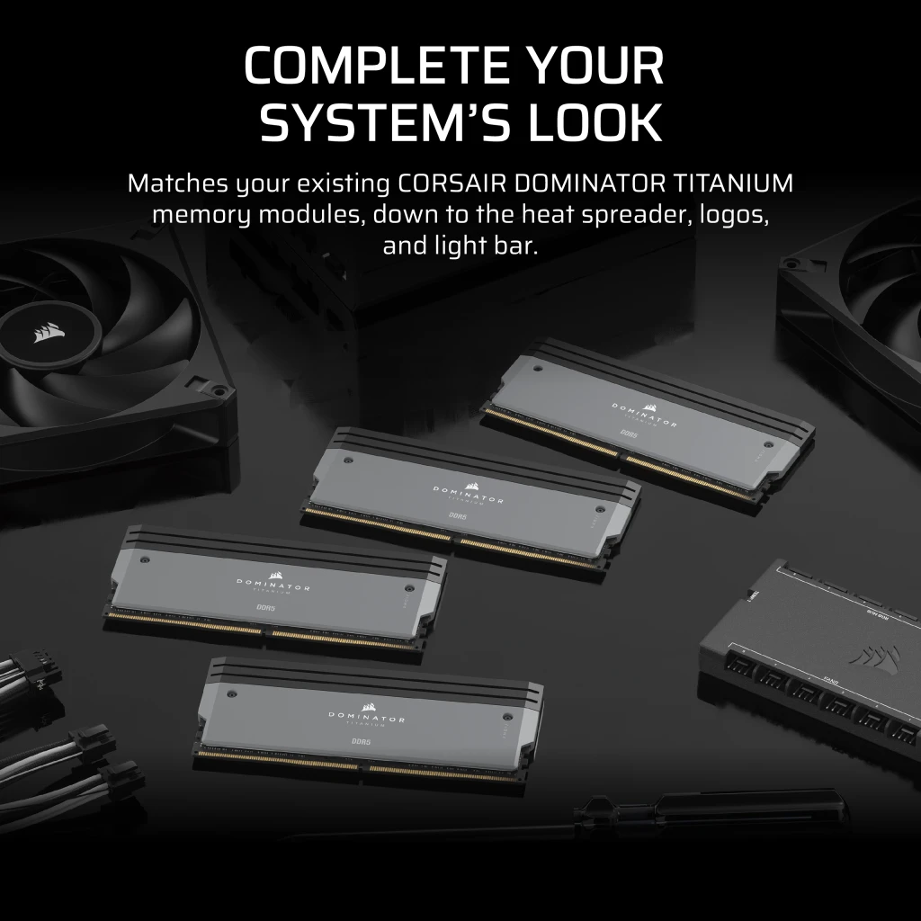 DOMINATOR TITANIUM DDR5 Lighting Enhancement Kit — Gray
