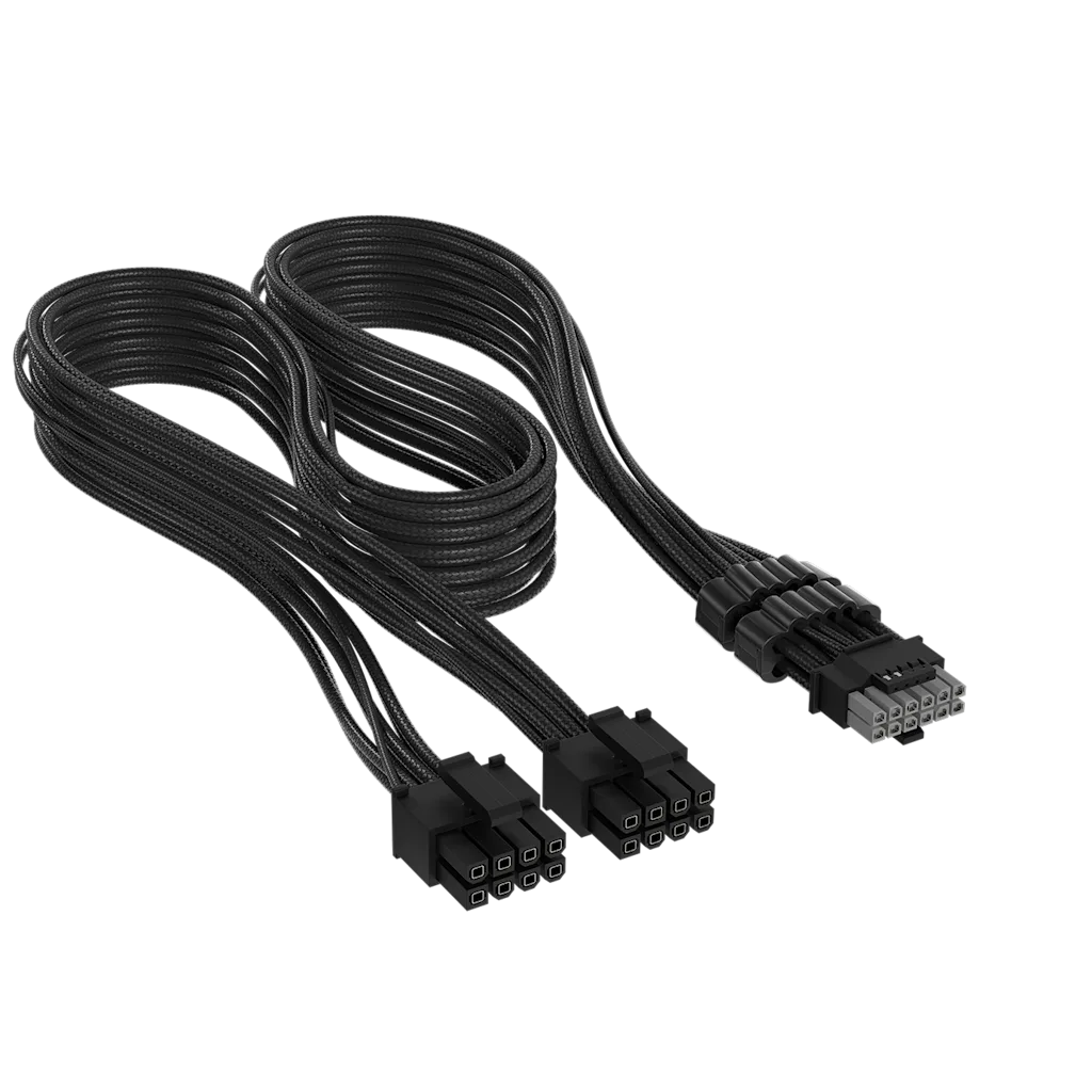 Elite Premium 個別スリーブ、2x 8ピン - PCIe 12V-2x6 600W ケーブル