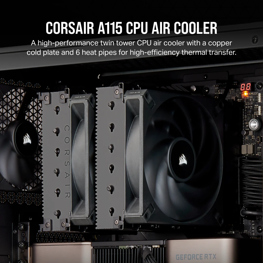 A115 Twin Tower CPU Air Cooler