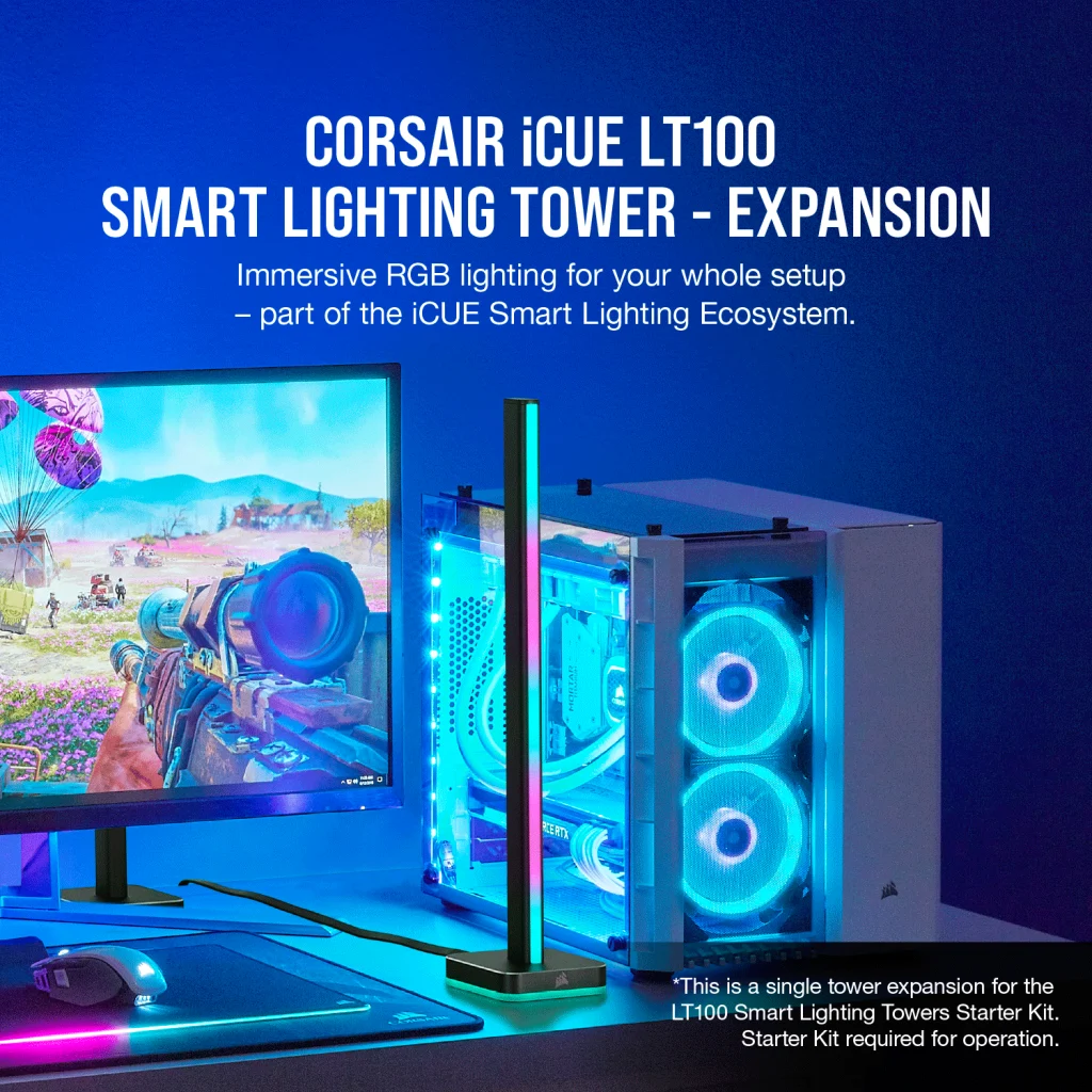 iCUE LT100 Smart Lighting Tower Expansion Kit