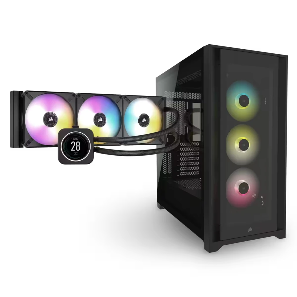 5000X RGB Case and H150i ELITE CPU Cooler