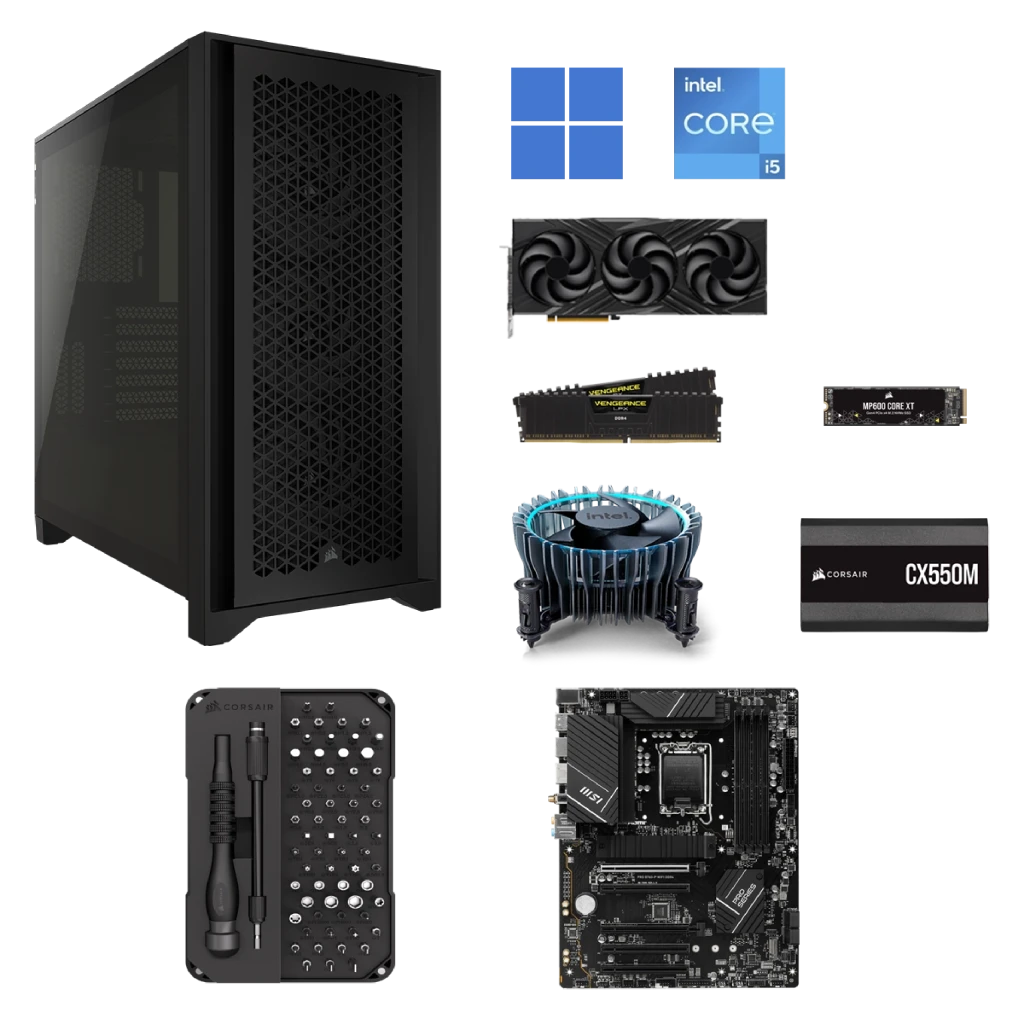 PC Gamer GAMING BOX - RTX 4060 - Intel Core i5 -RAM 16Go
