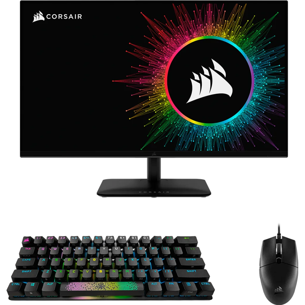 Corsair Xeneon 32UHD144A 32Inch Gaming Monitor, K70 PRO MINI WIRELESS