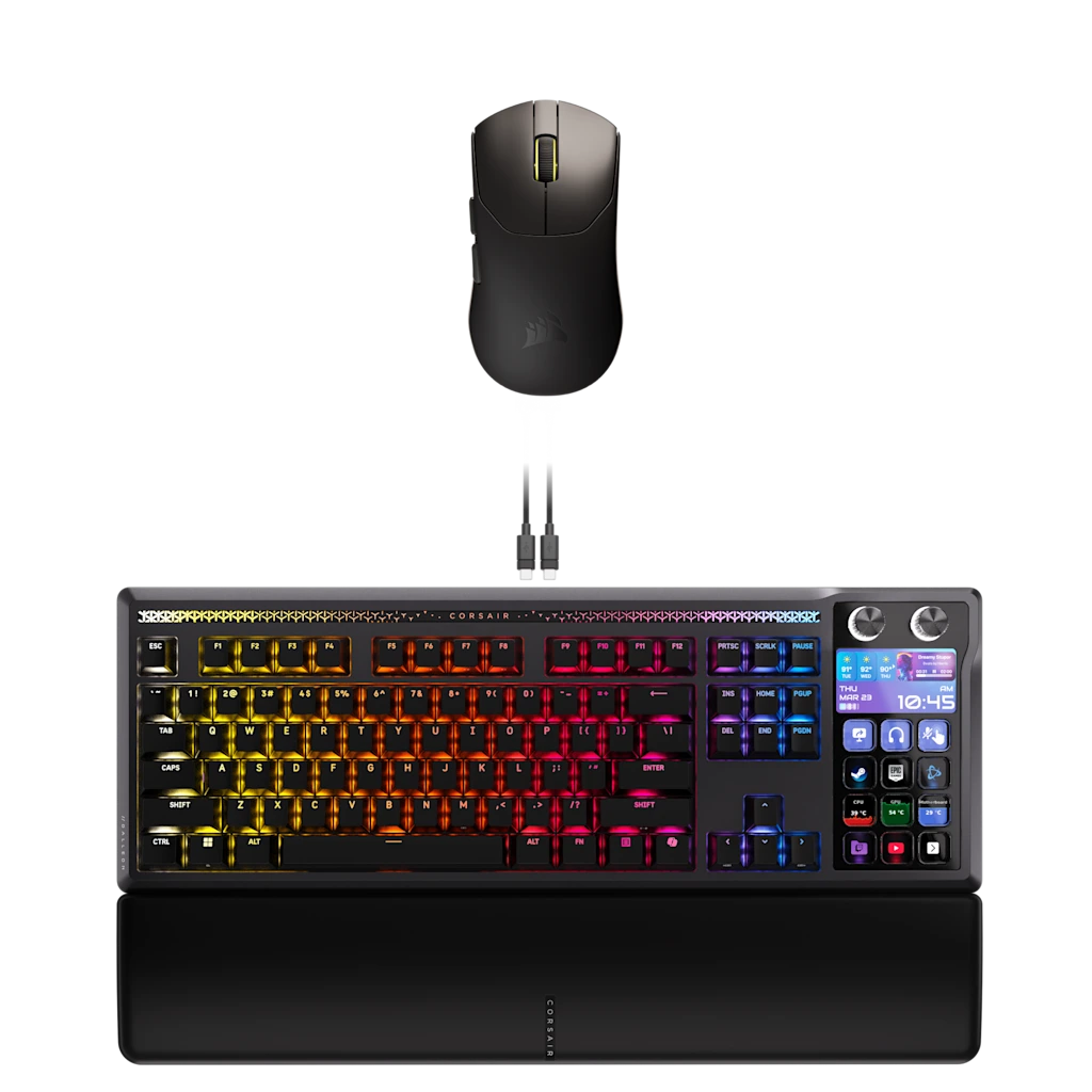 GALLEON 100 SD Stream Deck-Integrated Mechanical Keyboard and SABRE v2 PRO ULTRALIGHT