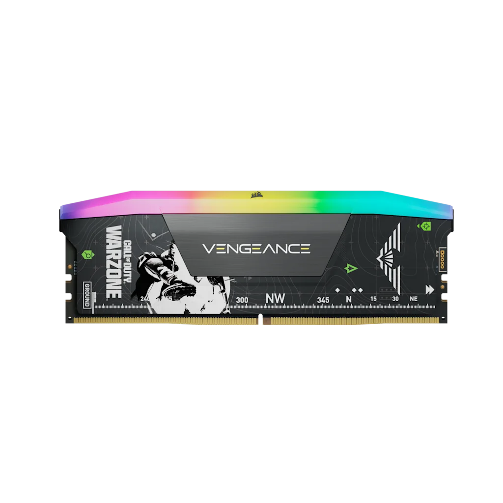 Corsair VENGEANCE RGB 32GB (2x16GB) DDR5 DRAM Up To 6400MT/s CL32 AMD EXPO & Intel XMP Memory Kit CALL OF DUTY: WARZONE EDITION - Grey thumbnail 7