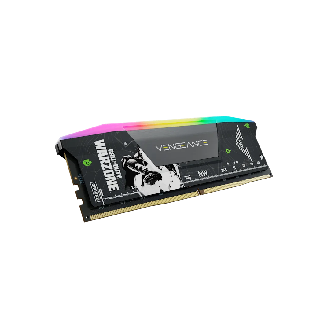 Corsair VENGEANCE RGB 32GB (2x16GB) DDR5 DRAM Up To 6400MT/s CL32 AMD EXPO & Intel XMP Memory Kit CALL OF DUTY: WARZONE EDITION - Grey thumbnail 8