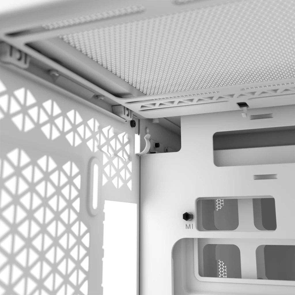 2500D AIRFLOW Mid-Tower Dual Chamber PC Case - White 2500D AIRFLOW Mid-Tower Dual Chamber PC Case - White