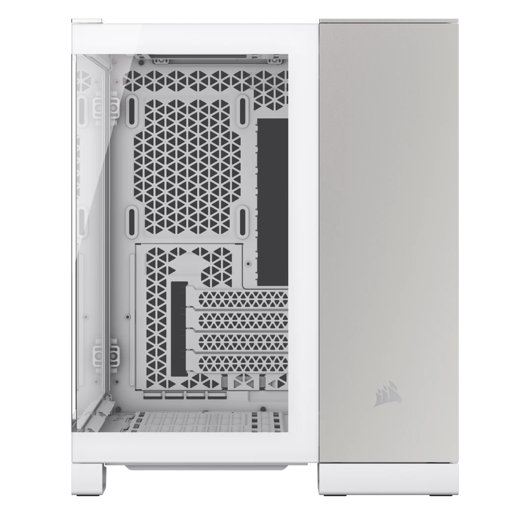 2500X Micro ATX Dual Chamber PC Case - White/Satin Gray Aluminum 2500X Micro ATX Dual Chamber PC Case - White/Satin Gray Aluminum