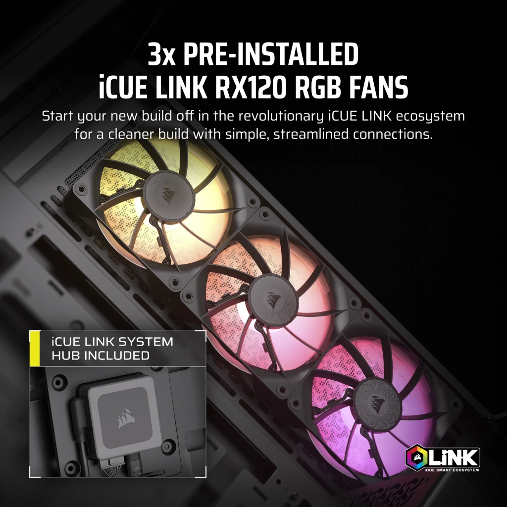 iCUE LINK 3500X RGB Mid-Tower PC Case
