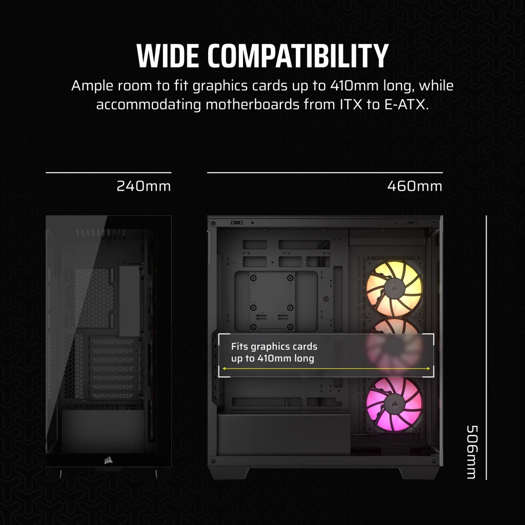 iCUE LINK 3500X RGB Mid-Tower PC Case
