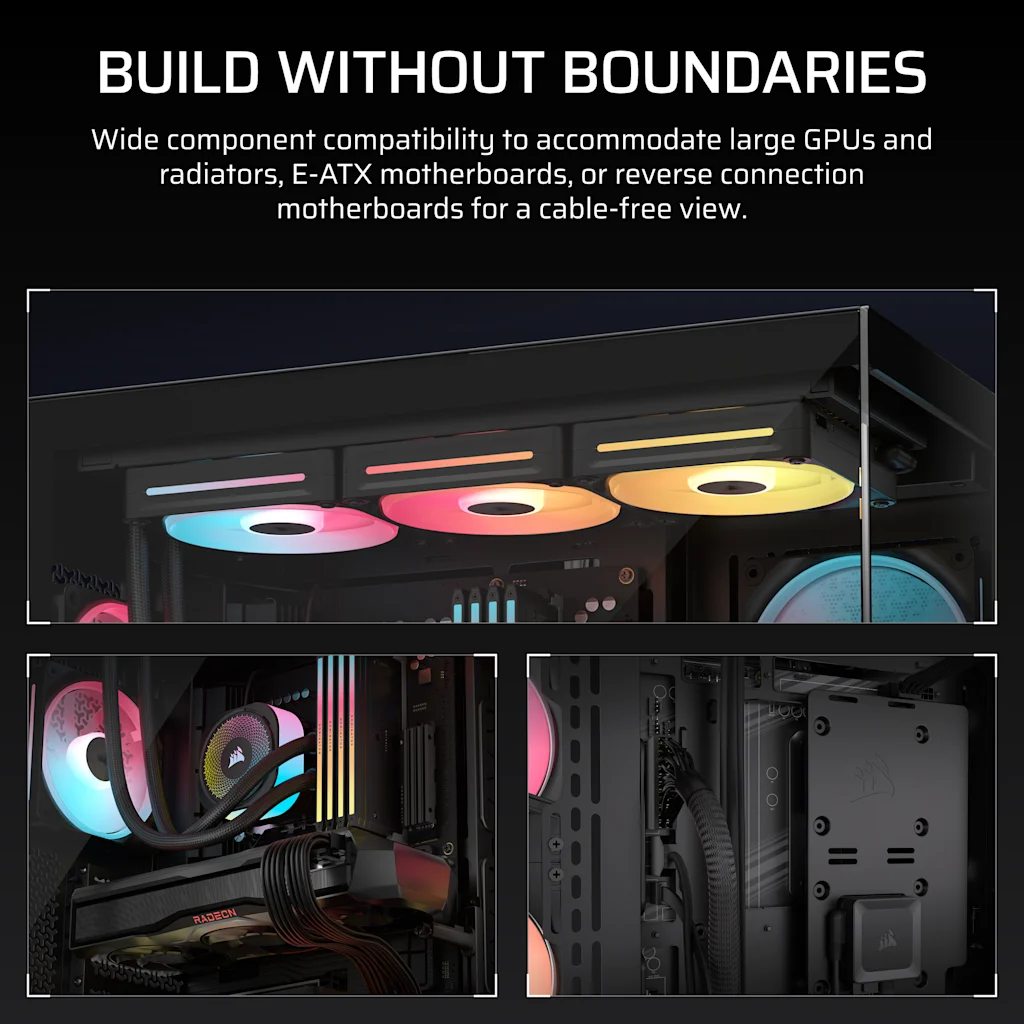 3500X LX-R RGB iCUE LINK Mid-Tower PC Case