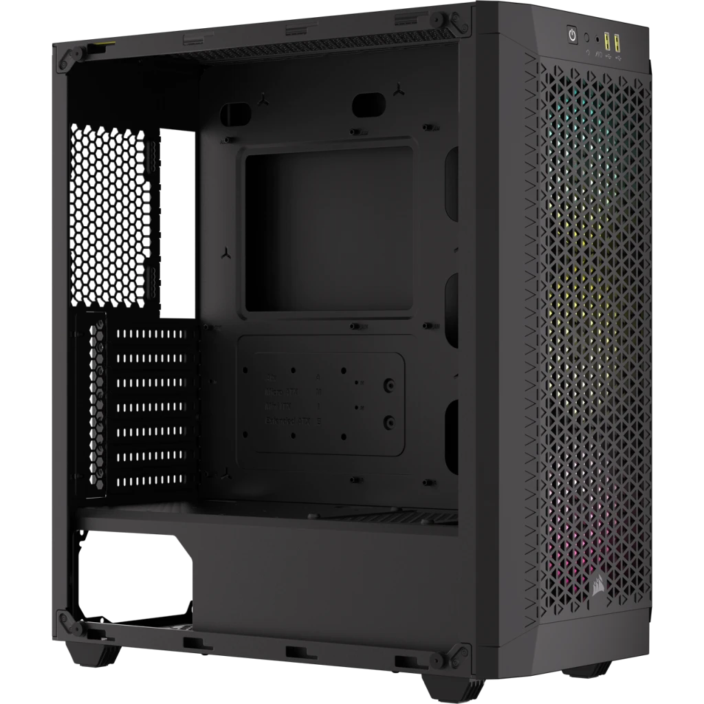 480T RGB Airflow 強化ガラス製ミッドタワーケース