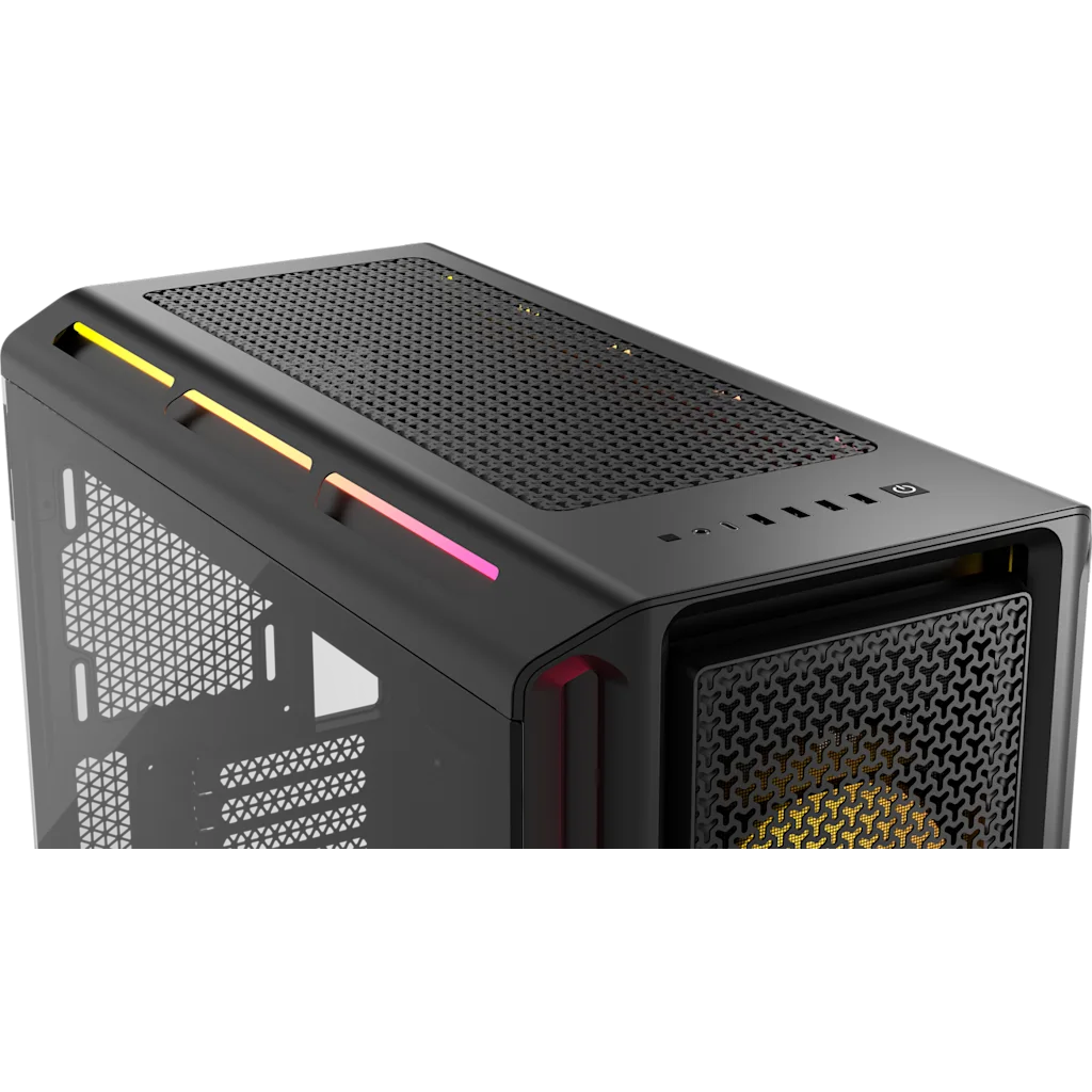 【おしゃれ】 iCUE Case PC High-Performance Mid-Tower RGB LX 5000T LINK PCケース