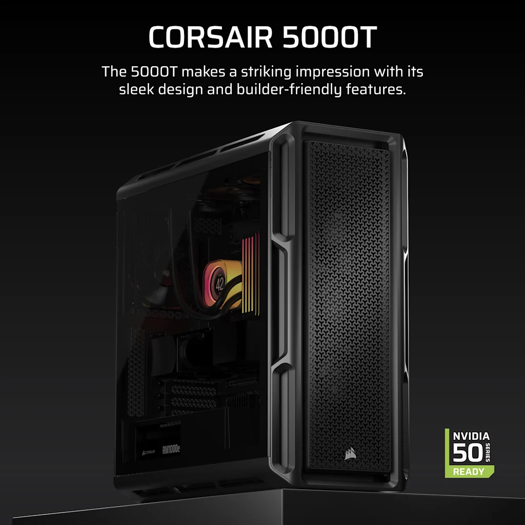 価格は安く 5000T Case PC High-Performance Mid-Tower PCケース