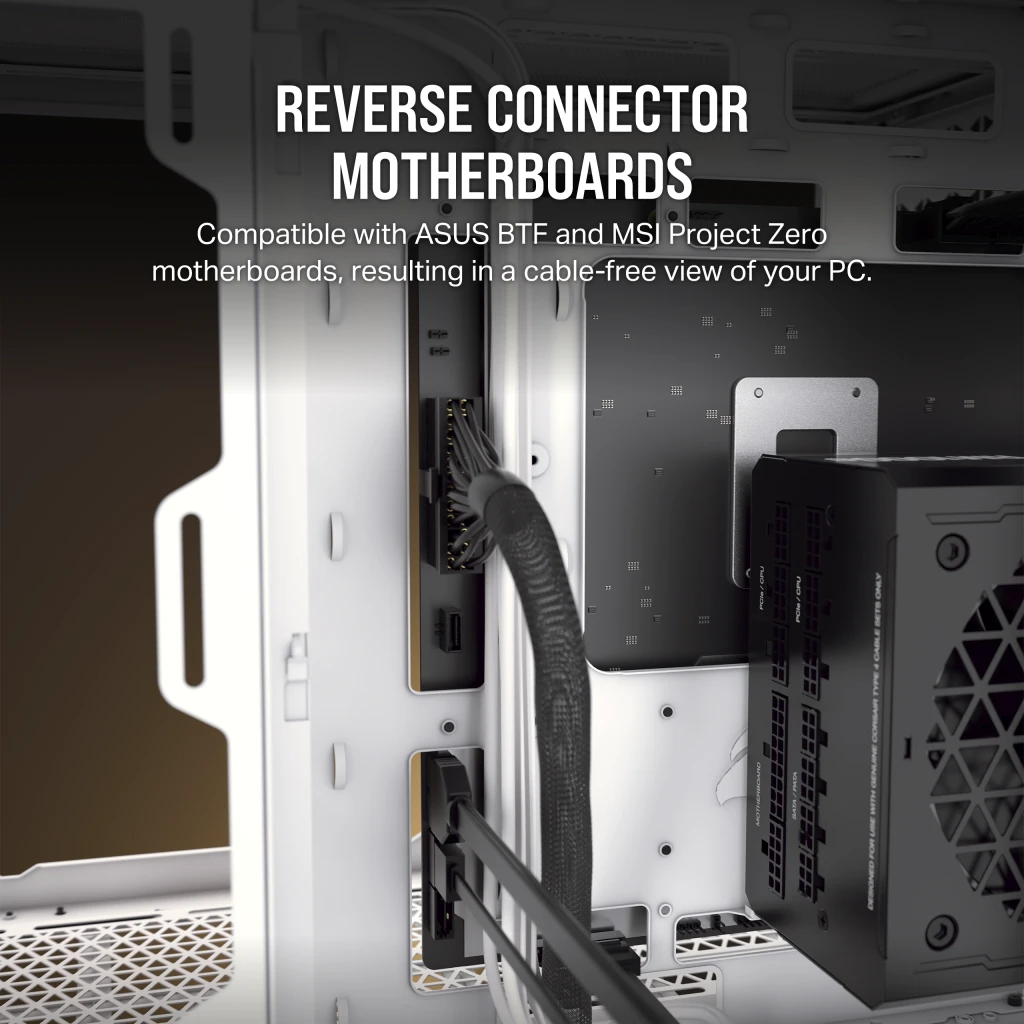 6500X ミッドタワー デュアルチャンバー PC ケース - ブラック 6500X ミッドタワー デュアルチャンバー PC ケース - ブラック