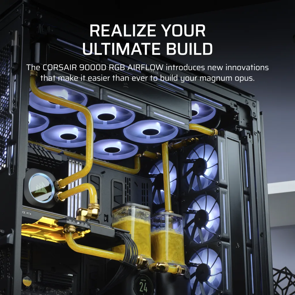 CORSAIR 9000D RGB AIRFLOW Super Full-Tower PC Case