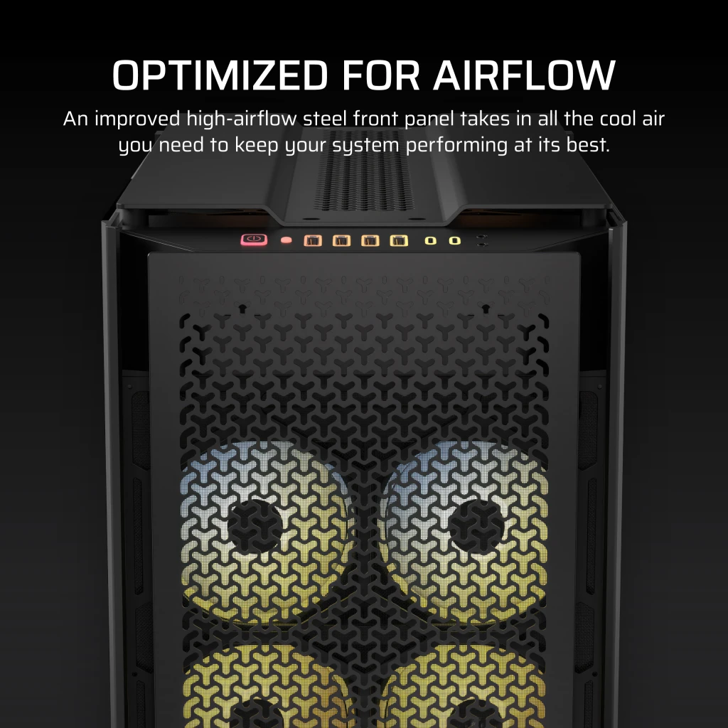 CORSAIR 9000D RGB AIRFLOW Super Full-Tower PC Case - Black
