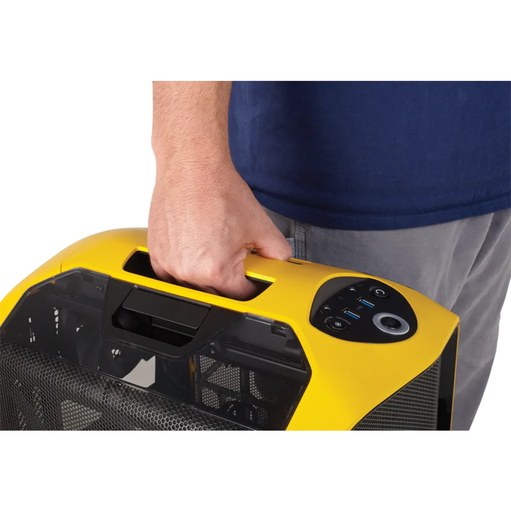 Graphite Series 380T Yellow Portable Mini ITX Case