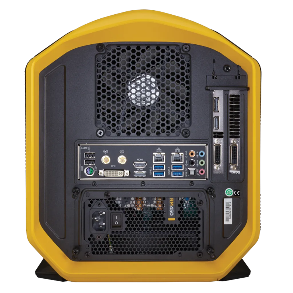 Graphite Series™ 380T Yellow ポータブルMini ITXケース