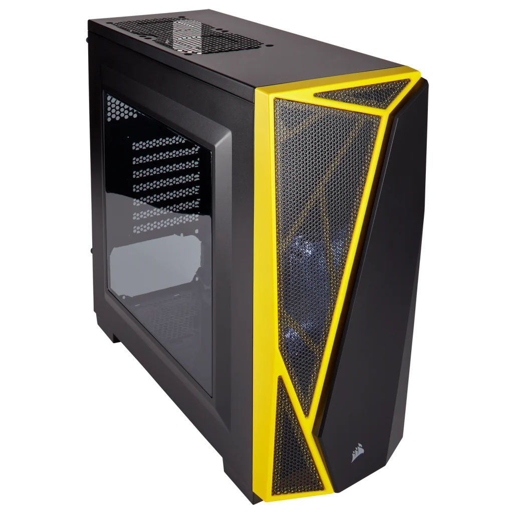 Carbide Series™ SPEC-04 Mid-Tower Gaming Case — Black/Yellow