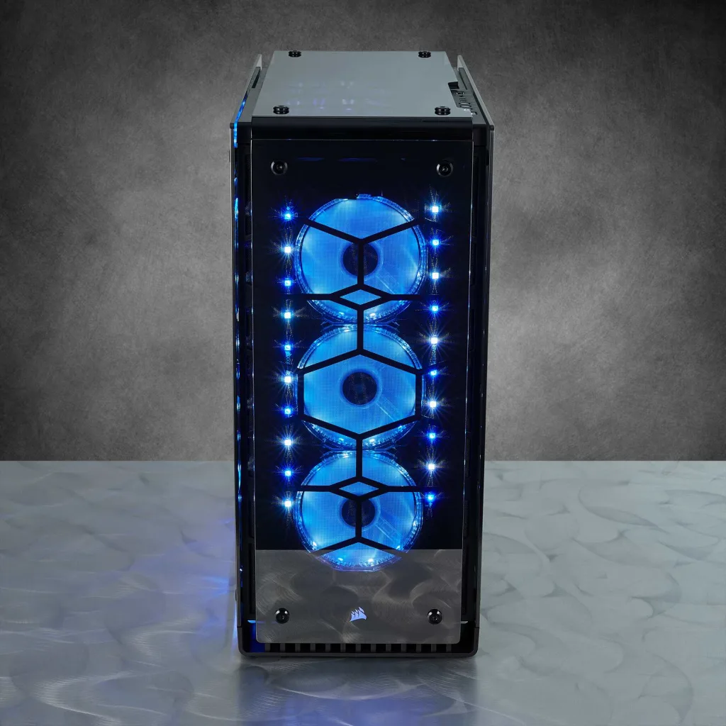 Crystal 570X RGB Mirror Black Tempered Glass, Premium ATX