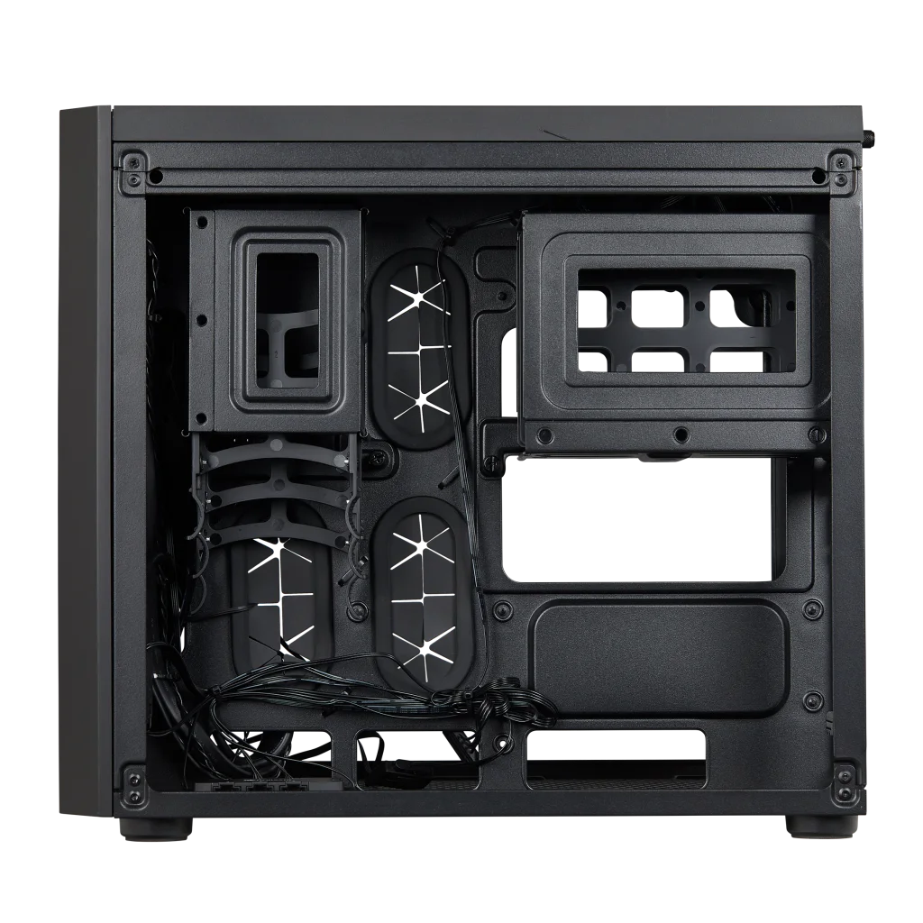 Crystal Series 280X RGB Tempered Glass Micro ATX Case — Black