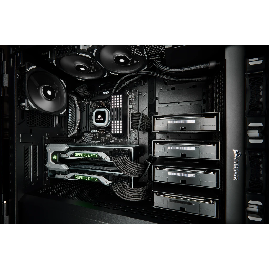 Carbide Series 678C Low Noise Tempered Glass ATX Case — Black Carbide Series 678C Low Noise Tempered Glass ATX Case — Black