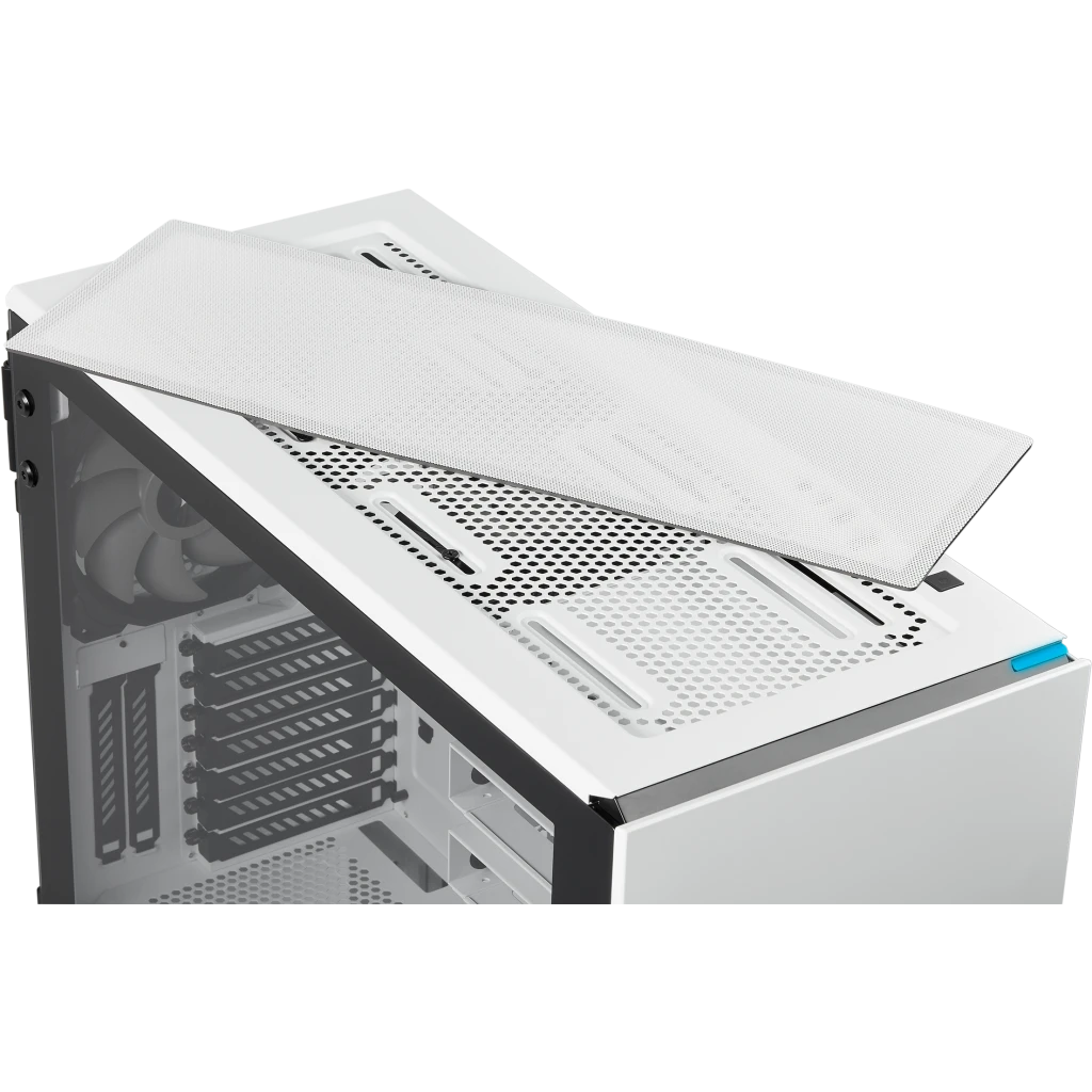 Carbide Series 678C Low Noise Tempered Glass ATX Case — White