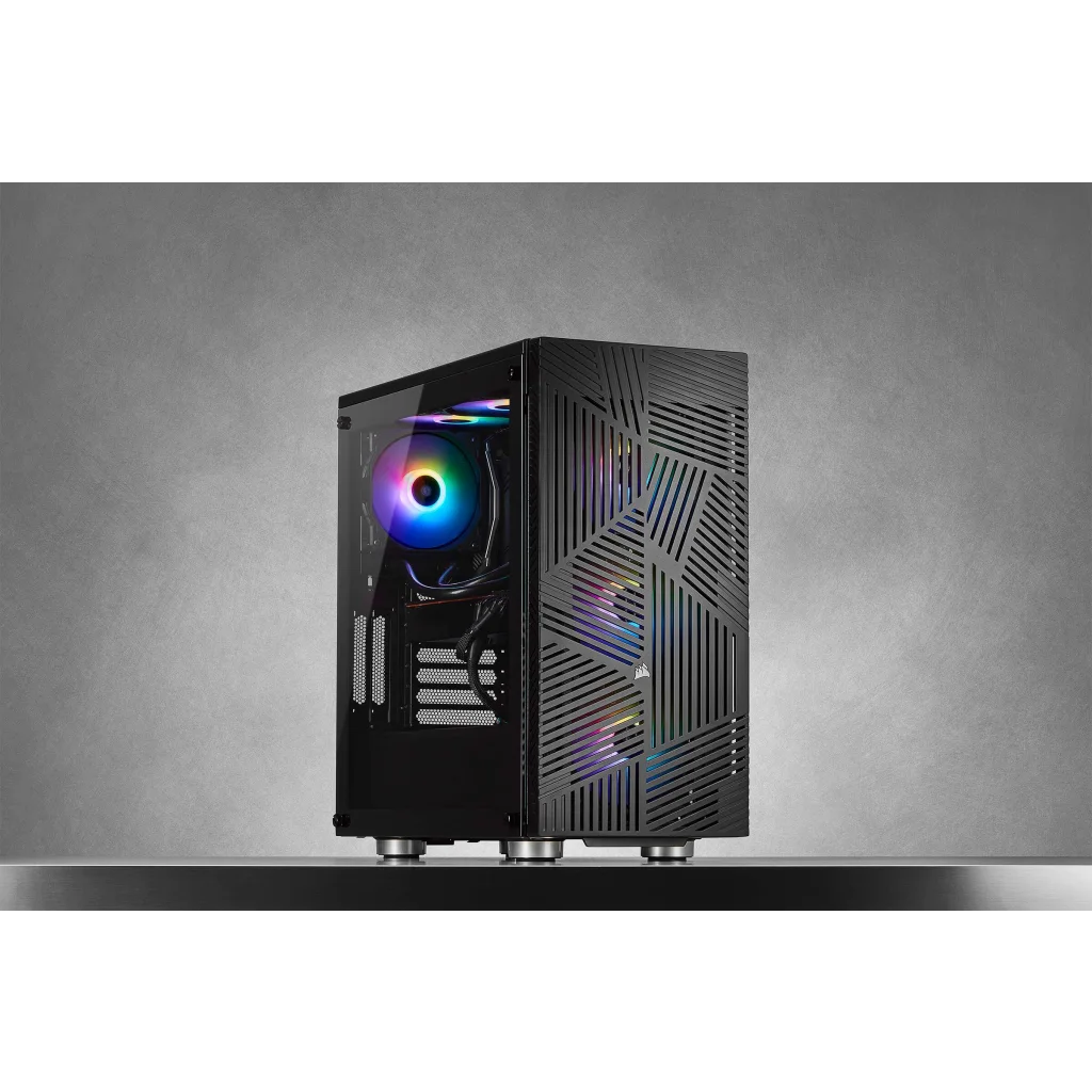 275R Airflow Tempered Glass Mid-Tower Gaming Case — Black