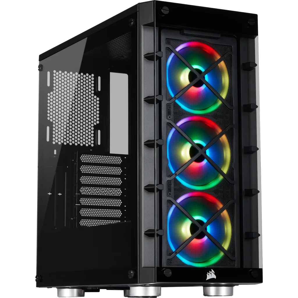 iCUE 465X RGB Mid-Tower ATX Smart Case — Black